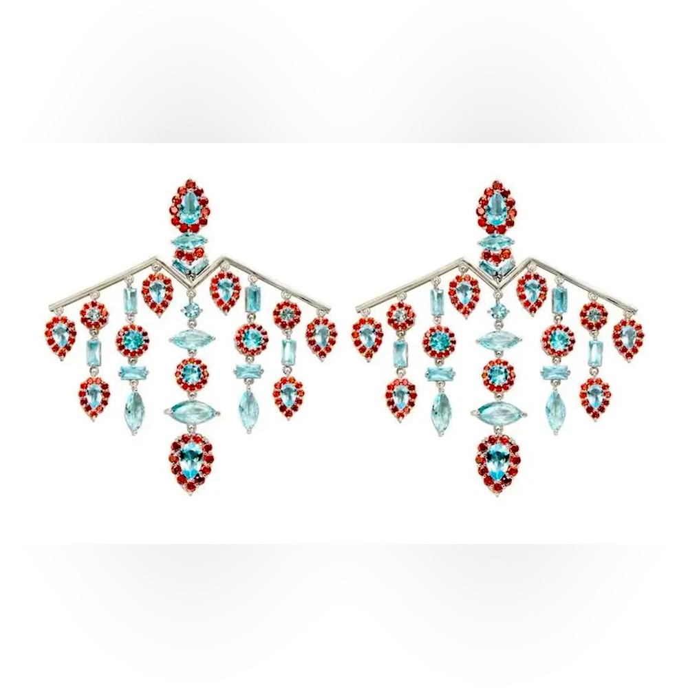 50% sale today only. Fallon Jewelry chandelier earrings